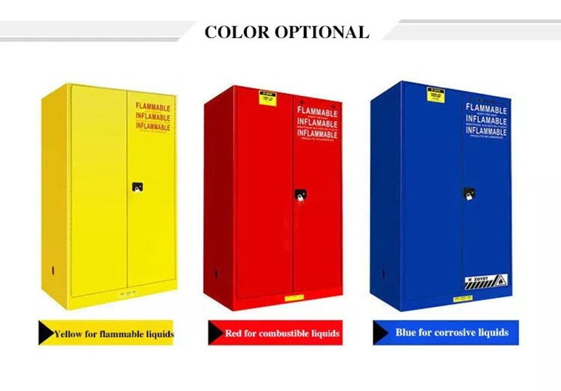 CE Certified Chemical Resistant Flammable Safety Cabinet Fire-Proof Storage Cabinet for Laboratory