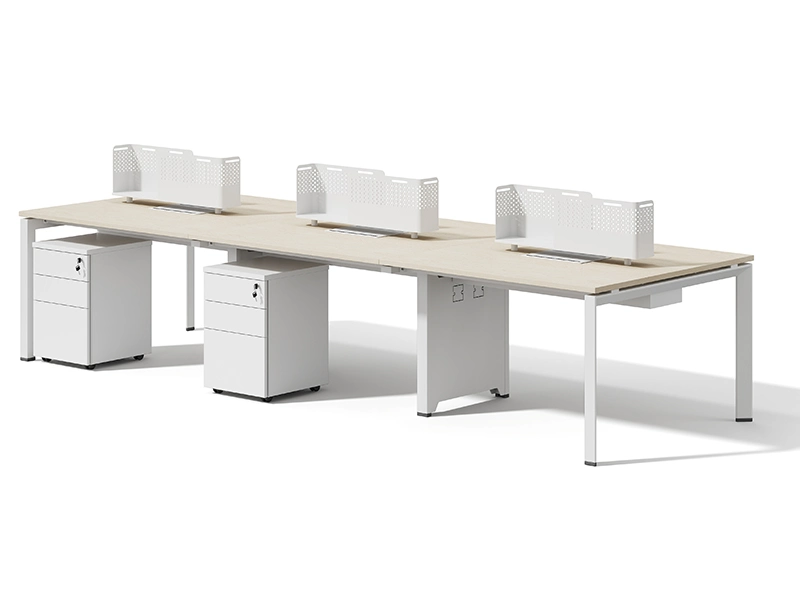 Modern Simple Steel Office Furniture 2 4 6 People Office Partitions Table Workstation