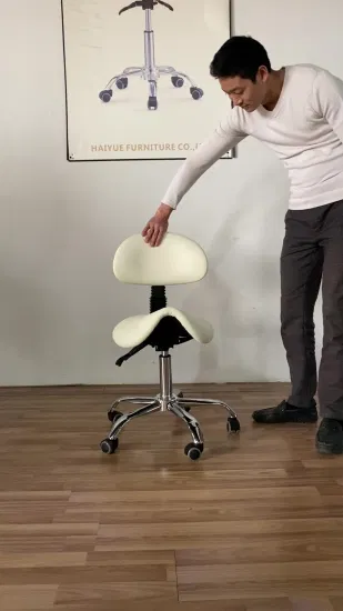 Taburete médico para terapeuta dental, silla de montar médica