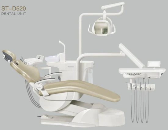 Buen equipo dental CE Suntem Implant sillón dental con taburete Doctor