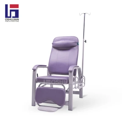 Sillas de sala clínica, sillón reclinable de enfermería para pacientes médicos clínicos de hospital, silla de transfusión IV para infusión