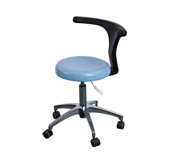 Silla de dentista móvil, taburete de médico de acero inoxidable, altura ajustable, silla de enfermería para Hospital, taburete médico